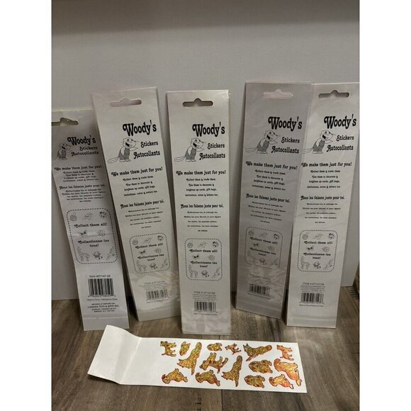 Woody's Stickers Lot 5 Sealed, 1 Open - Picture 6 of 9